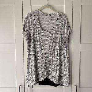 Patterned Nursing Top